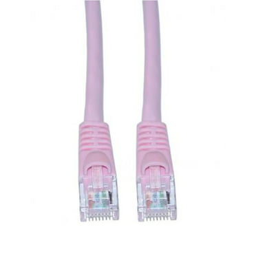 1 Pack Orange ACL 2 Feet Cat5e RJ45 Bootless Ethernet Patch Cable 